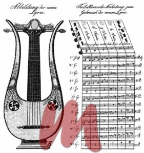 Lyre-Guitarre (Lyragitarre) (AMZ 1801)