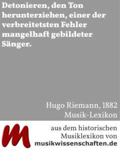Detonieren (Riemann 1882)