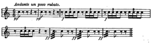 Triangel - Notation Tschaikowsky