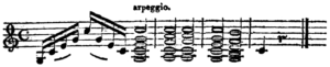 Arpeggio abgekürzt (Koch 1802)