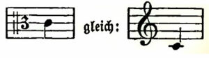 Altschlüssel (Riemann 1882)